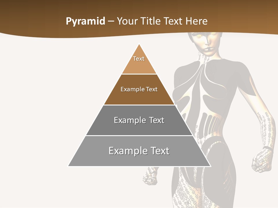 Anime Girl D Character PowerPoint Template