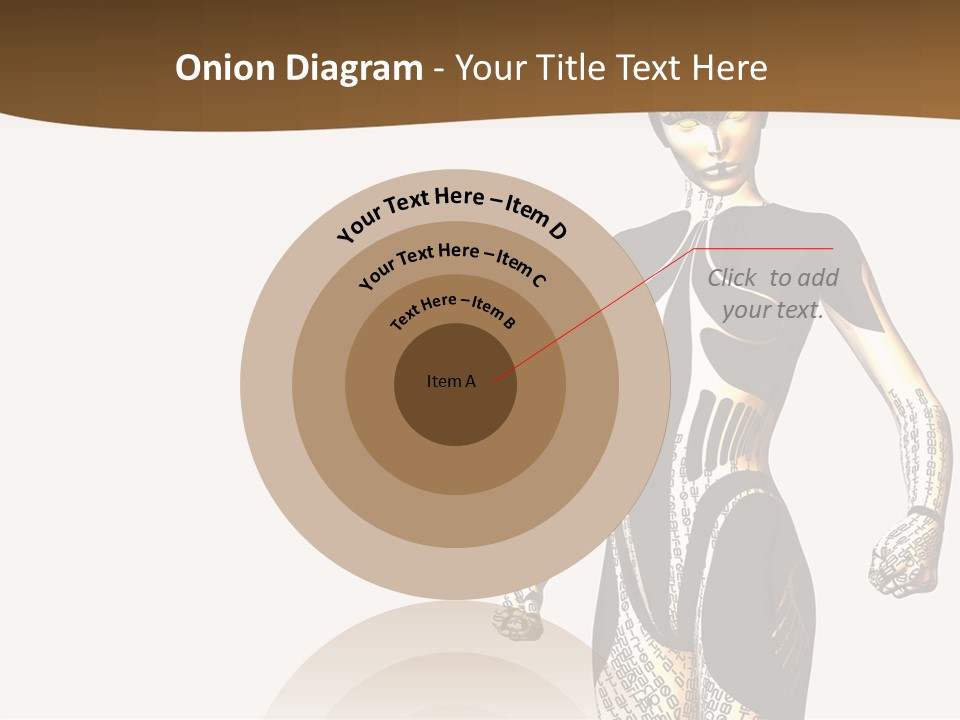 Anime Girl D Character PowerPoint Template