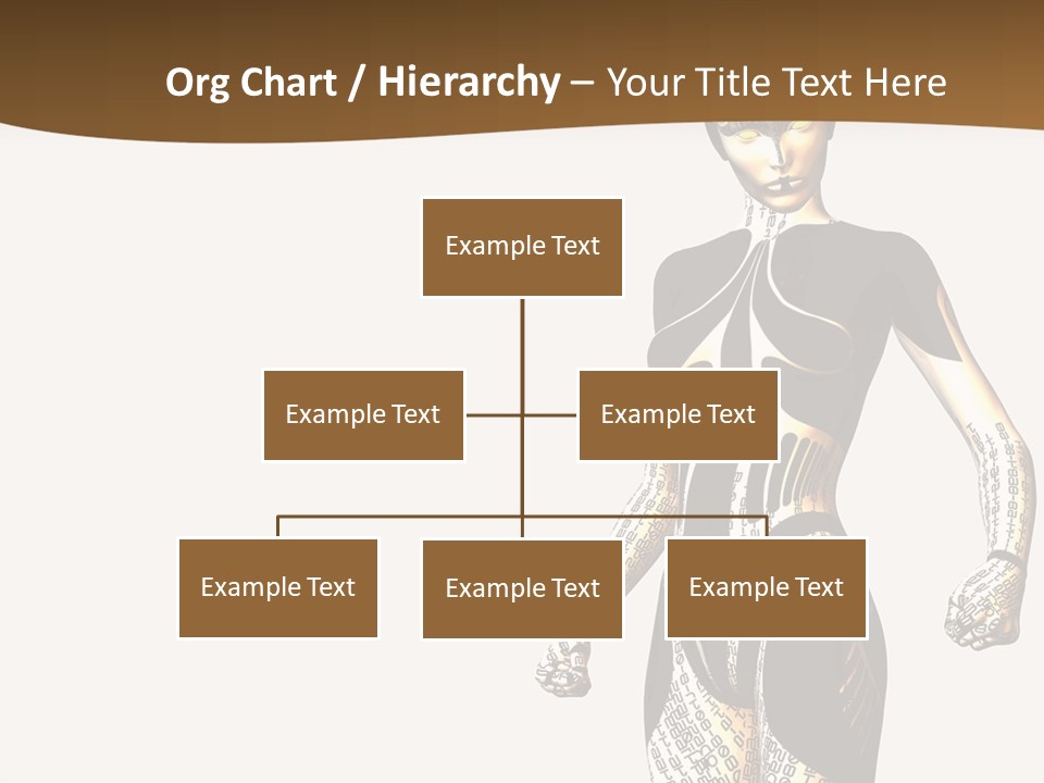 Anime Girl D Character PowerPoint Template