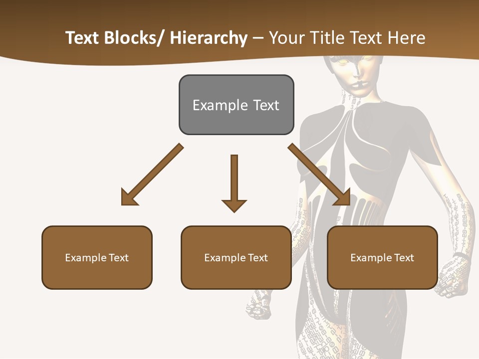 Anime Girl D Character PowerPoint Template