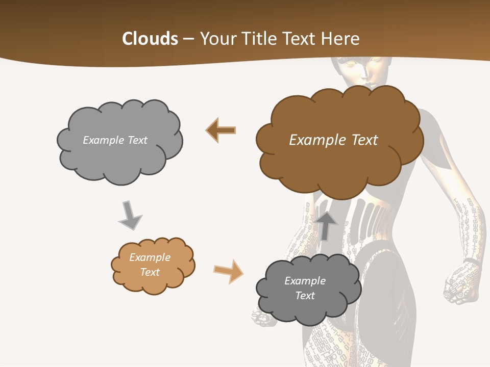 Anime Girl D Character PowerPoint Template
