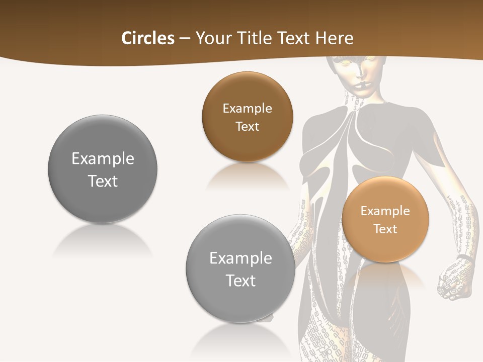 Anime Girl D Character PowerPoint Template