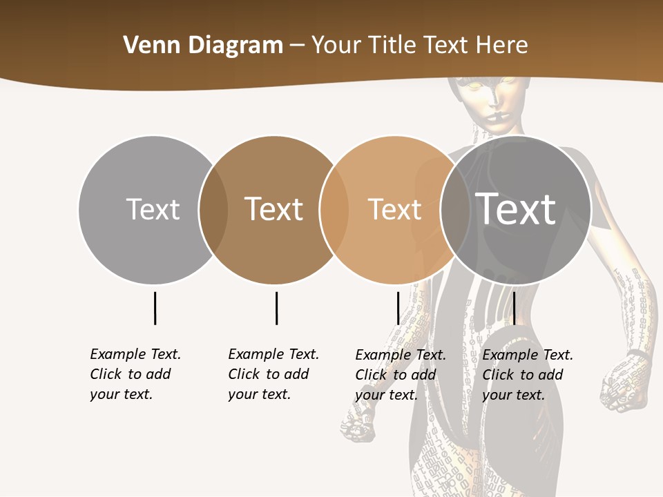 Anime Girl D Character PowerPoint Template