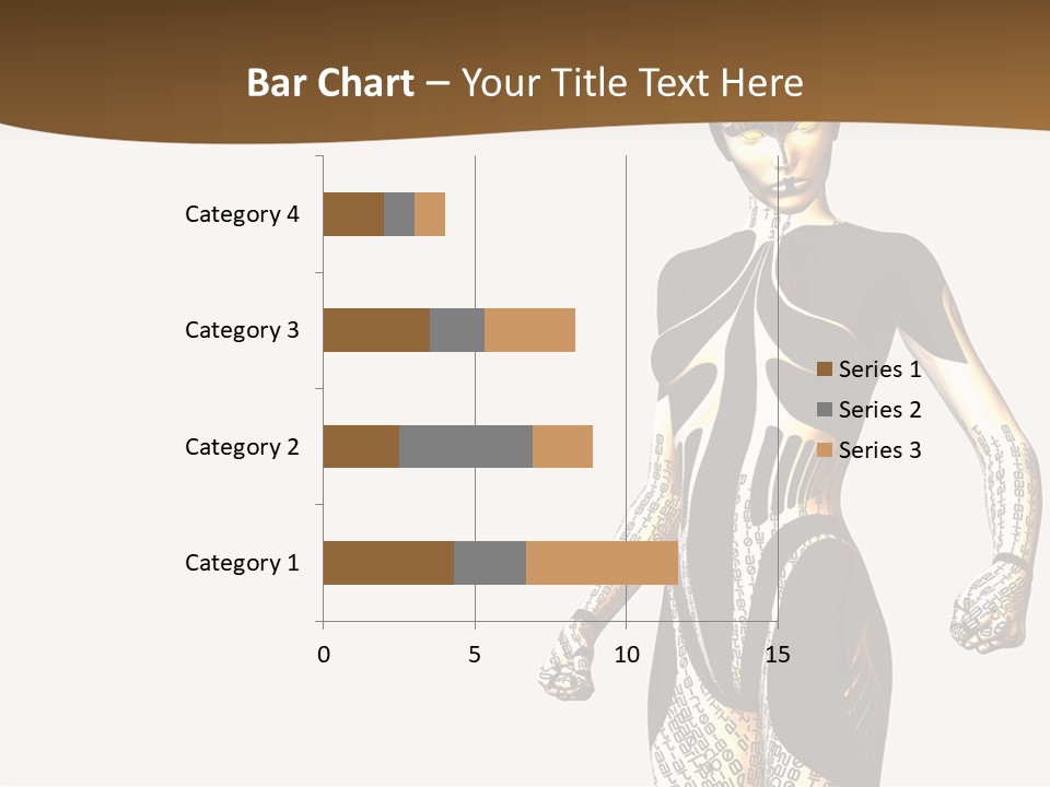 Anime Girl D Character PowerPoint Template