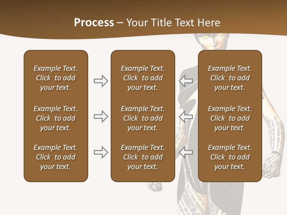 Anime Girl D Character PowerPoint Template