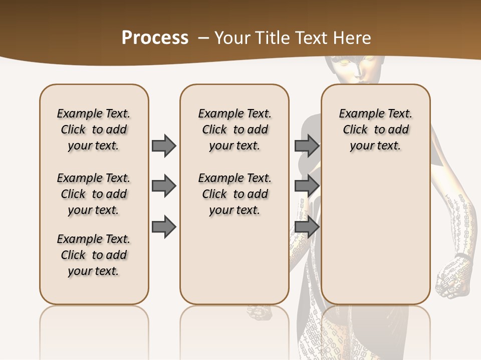 Anime Girl D Character PowerPoint Template