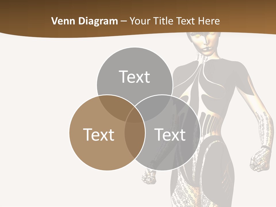 Anime Girl D Character PowerPoint Template