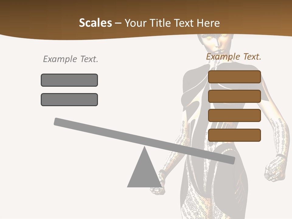 Anime Girl D Character PowerPoint Template