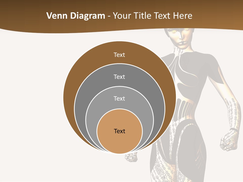 Anime Girl D Character PowerPoint Template