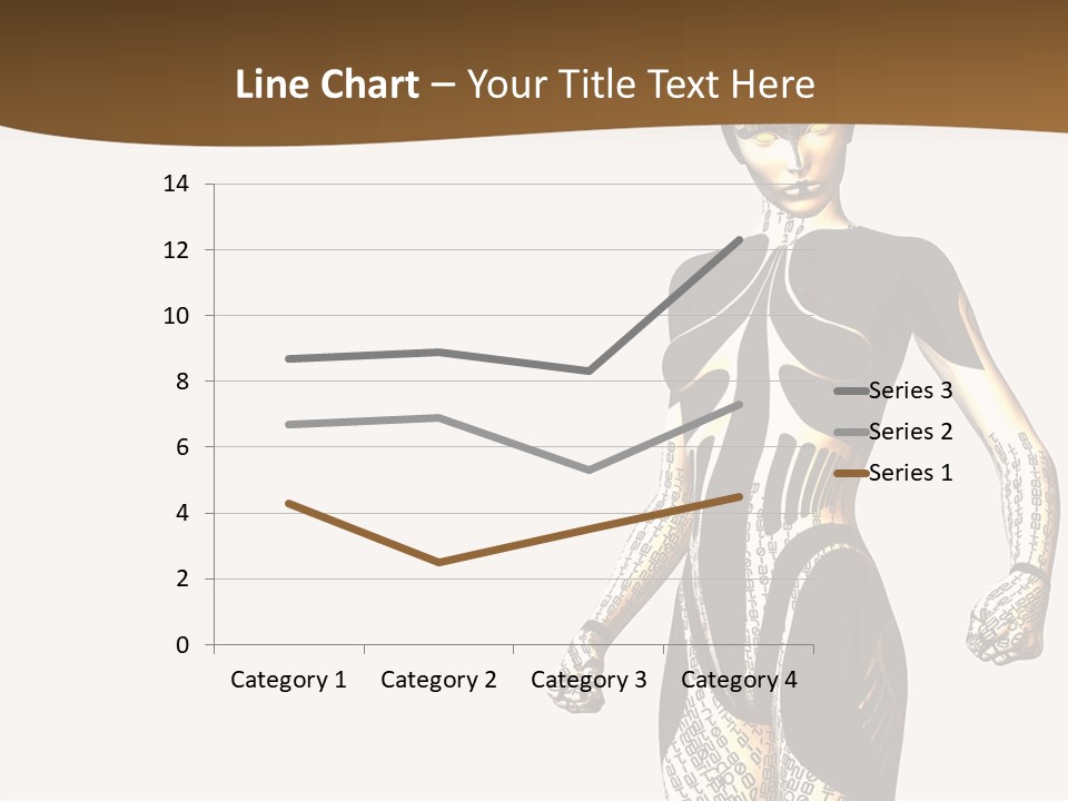 Anime Girl D Character PowerPoint Template