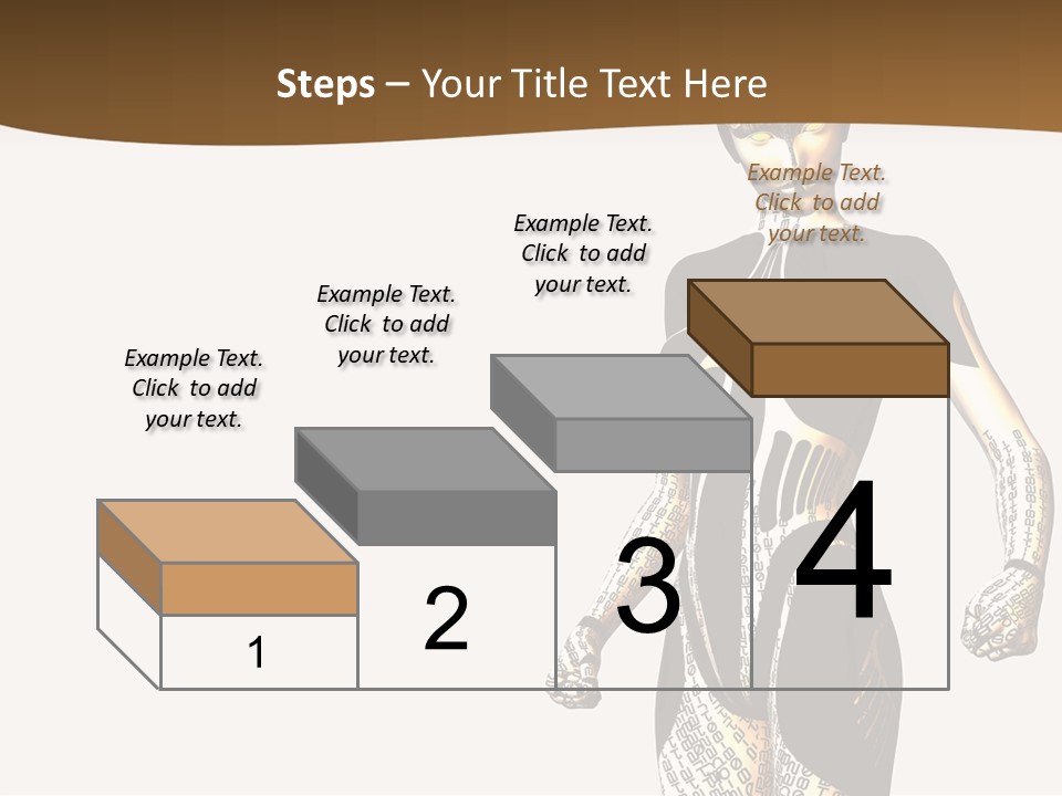 Anime Girl D Character PowerPoint Template