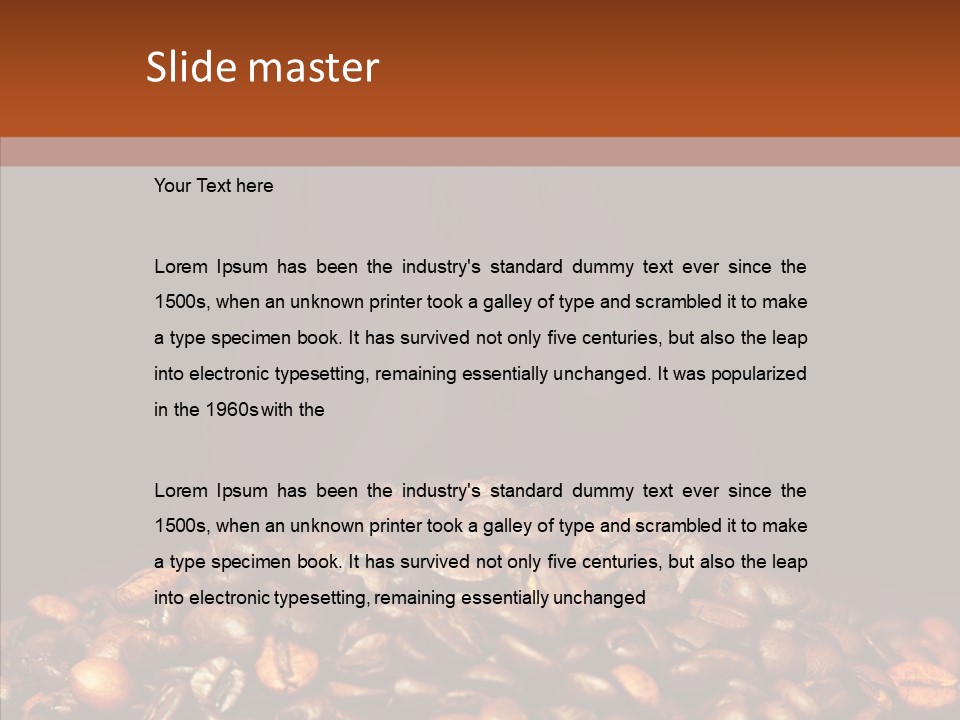 Organic Macro Brown PowerPoint Template