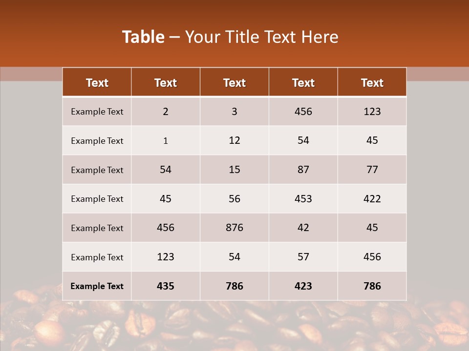 Organic Macro Brown PowerPoint Template