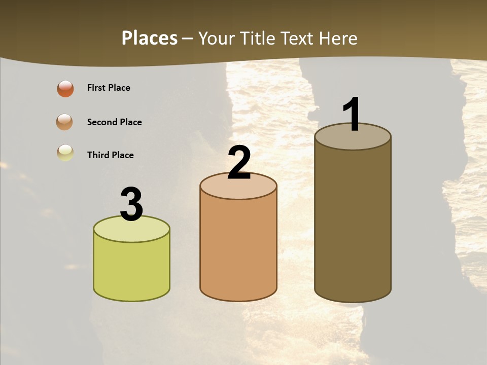 Craters Hawaiian Mound PowerPoint Template