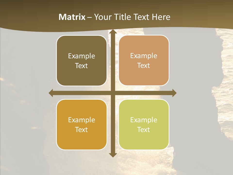 Craters Hawaiian Mound PowerPoint Template