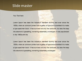 Craters Hawaiian Mound PowerPoint Template