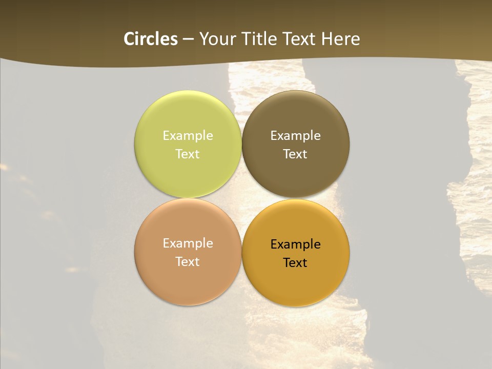 Craters Hawaiian Mound PowerPoint Template