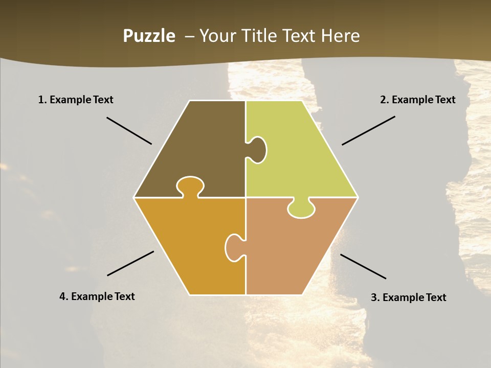 Craters Hawaiian Mound PowerPoint Template