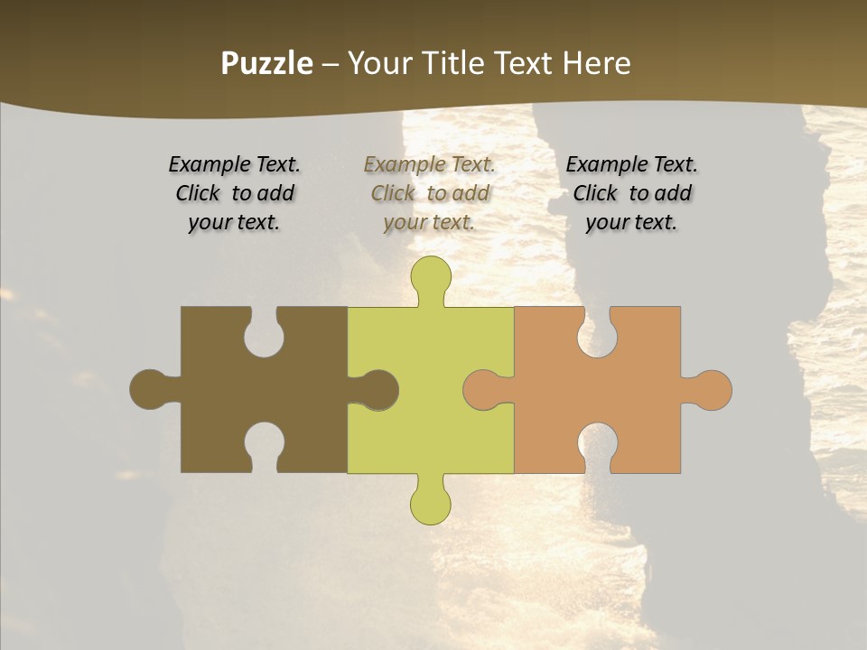 Craters Hawaiian Mound PowerPoint Template