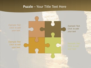 Craters Hawaiian Mound PowerPoint Template