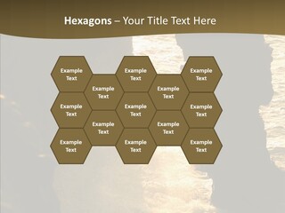 Craters Hawaiian Mound PowerPoint Template