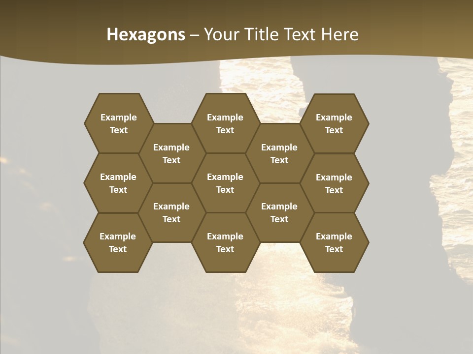 Craters Hawaiian Mound PowerPoint Template