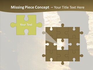 Craters Hawaiian Mound PowerPoint Template