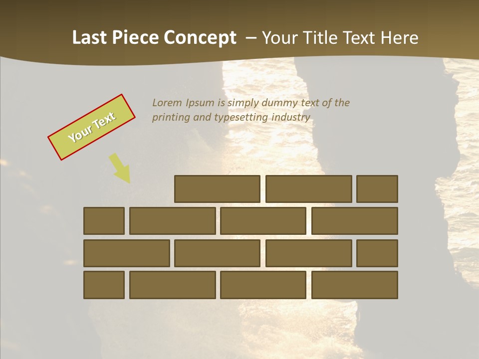 Craters Hawaiian Mound PowerPoint Template