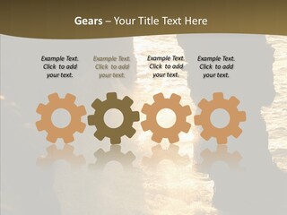 Craters Hawaiian Mound PowerPoint Template