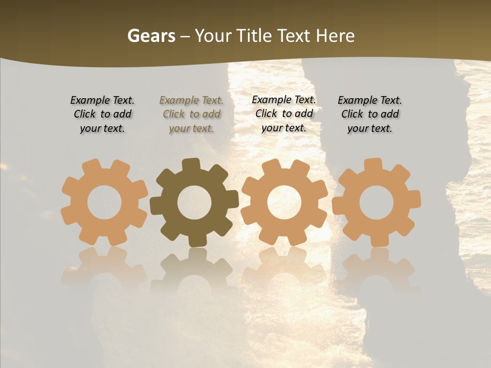 Craters Hawaiian Mound PowerPoint Template