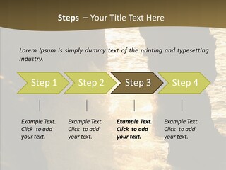 Craters Hawaiian Mound PowerPoint Template