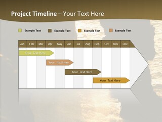 Craters Hawaiian Mound PowerPoint Template
