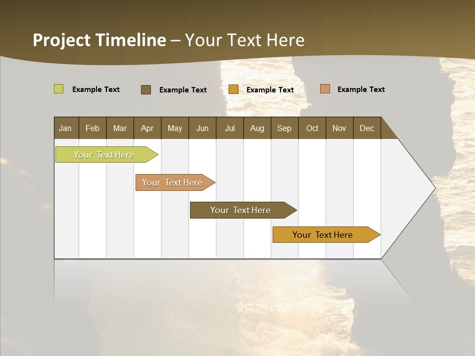 Craters Hawaiian Mound PowerPoint Template