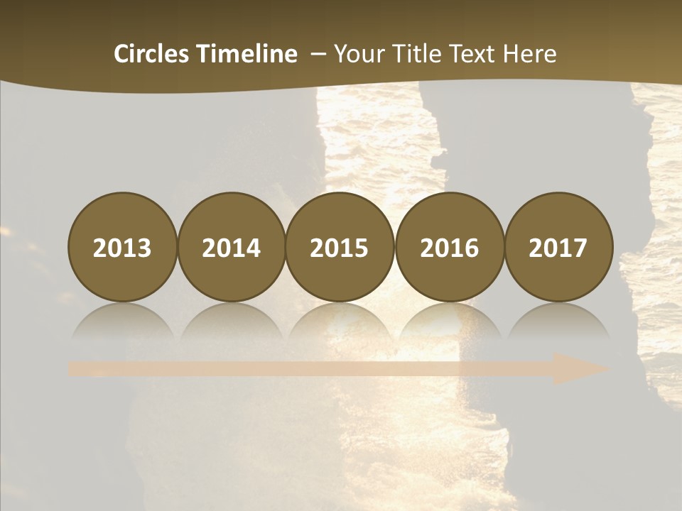 Craters Hawaiian Mound PowerPoint Template