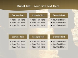 Craters Hawaiian Mound PowerPoint Template