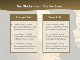 Craters Hawaiian Mound PowerPoint Template