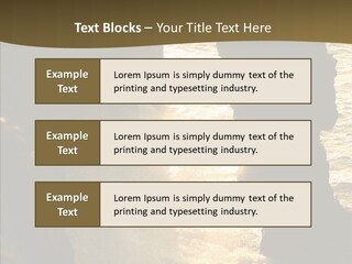Craters Hawaiian Mound PowerPoint Template