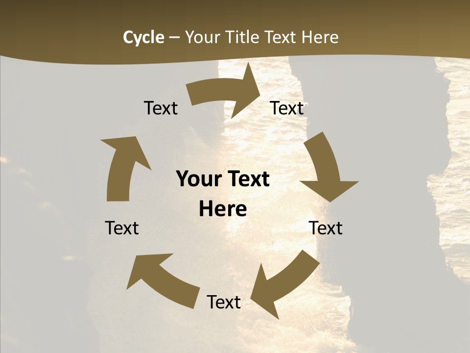 Craters Hawaiian Mound PowerPoint Template