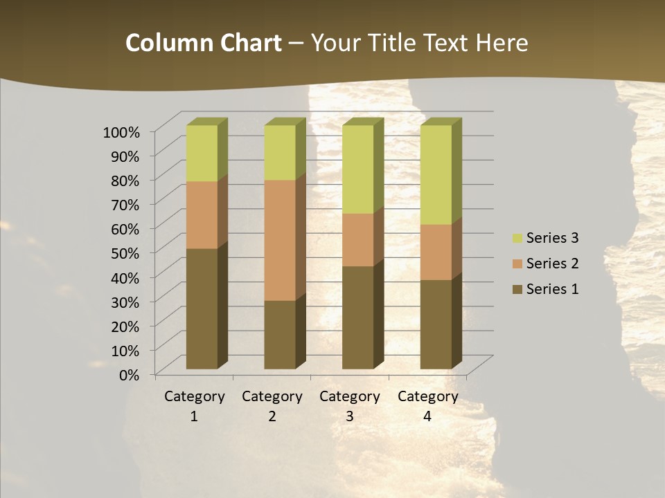 Craters Hawaiian Mound PowerPoint Template