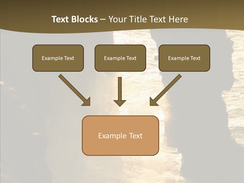 Craters Hawaiian Mound PowerPoint Template
