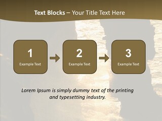 Craters Hawaiian Mound PowerPoint Template