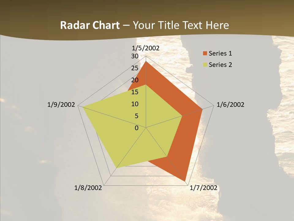 Craters Hawaiian Mound PowerPoint Template