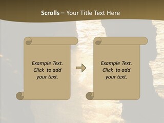 Craters Hawaiian Mound PowerPoint Template