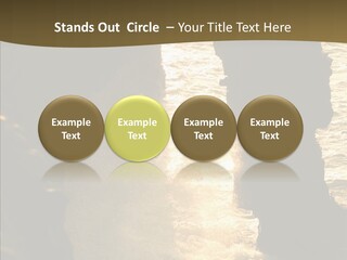 Craters Hawaiian Mound PowerPoint Template