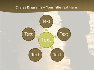 Craters Hawaiian Mound PowerPoint Template