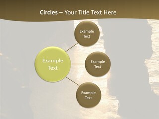 Craters Hawaiian Mound PowerPoint Template