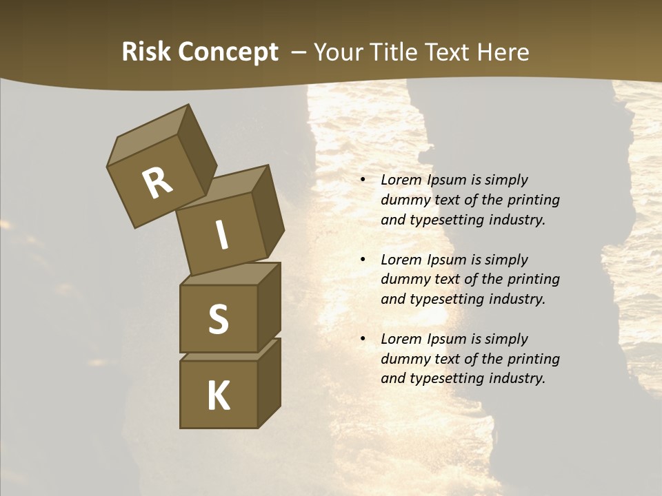Craters Hawaiian Mound PowerPoint Template