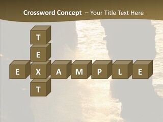 Craters Hawaiian Mound PowerPoint Template