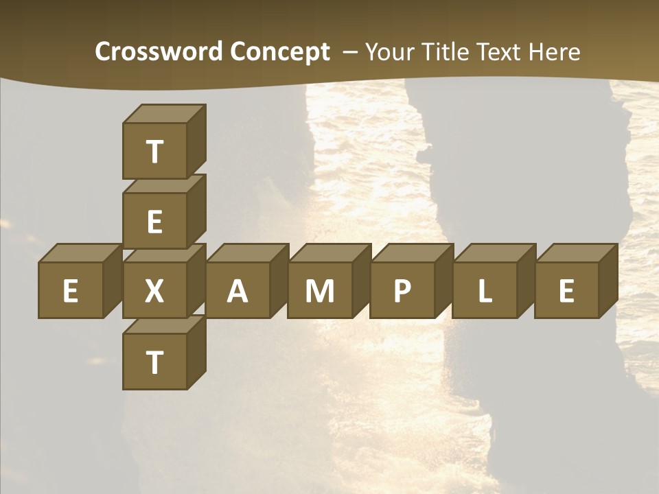 Craters Hawaiian Mound PowerPoint Template