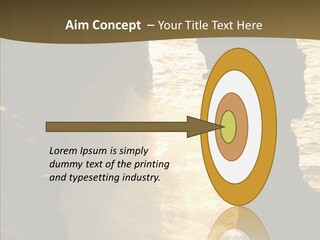 Craters Hawaiian Mound PowerPoint Template